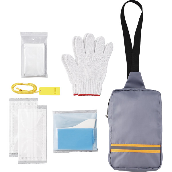 防災士監修　緊急防災バッグ７点セット