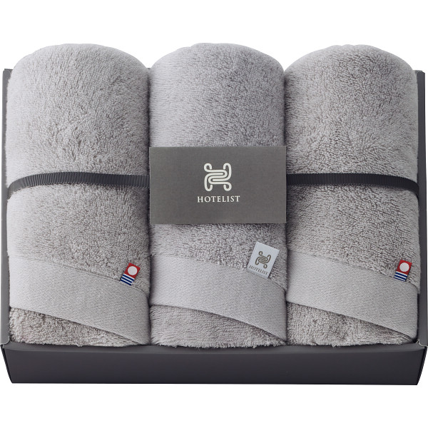 ＨＯＴＥＬＩＳＴ フェイスタオル３枚セットグレージュ