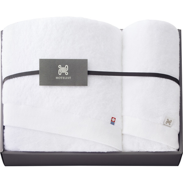 ＨＯＴＥＬＩＳＴ バス・フェイスタオルセットホワイト