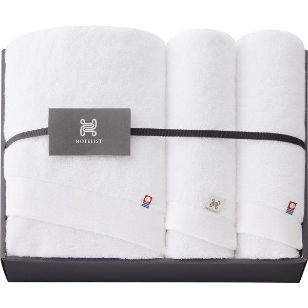 ＨＯＴＥＬＩＳＴ バス・フェイスタオルセットホワイト