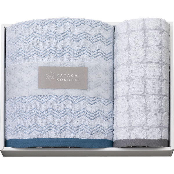 カタチココチ　大判バス・フェイスタオルセット