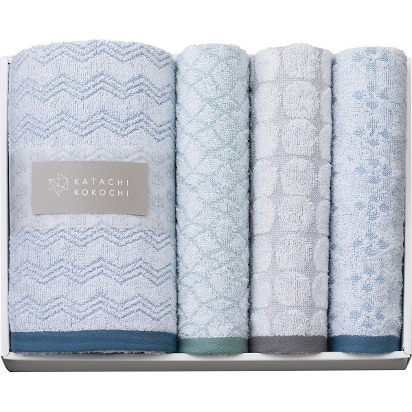 カタチココチ　大判バス・フェイスタオルセット