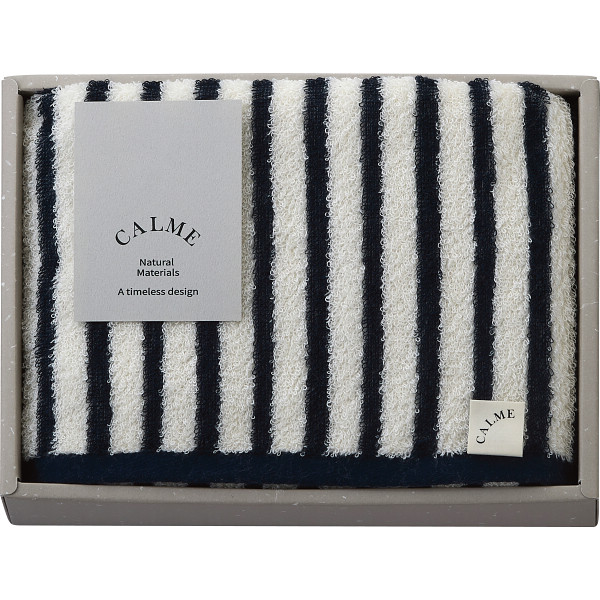 ＣＡＬＭＥバンブー　フェイスタオルネイビー