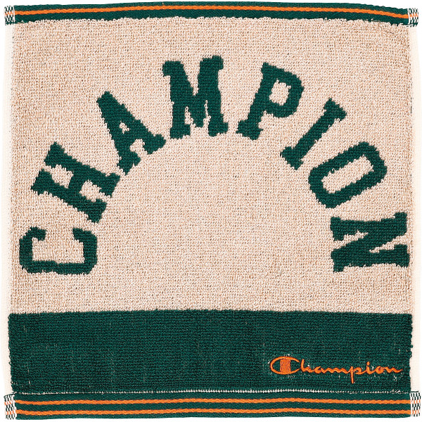 チャンピオン　カレッジカラー　ミニタオルグリーン