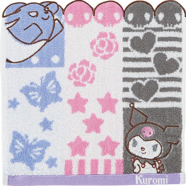 サンリオキャラクターズ　シャンブル　ミニタオルクロミ　シャンブル