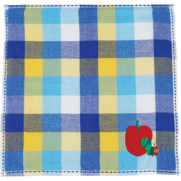 はらぺこあおむし タオルハンカチガーゼチェック