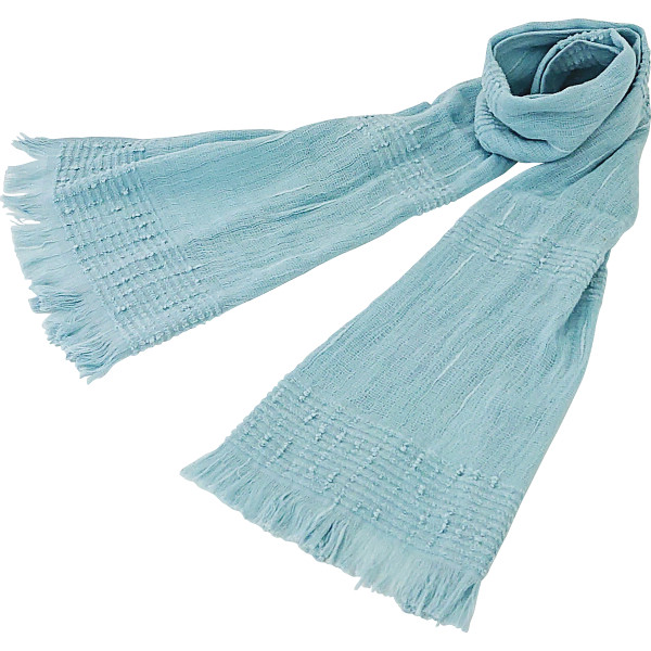 たおるマフラー（ＢＯＸ入り）水色