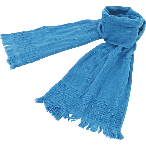 たおるマフラー（ＢＯＸ入り）青