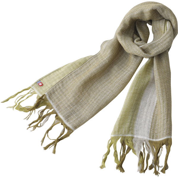 ラインカラーマフラーうぐいす×みどり