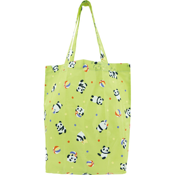 くろちく　和柄エコバッグ（小）ころころパンダ