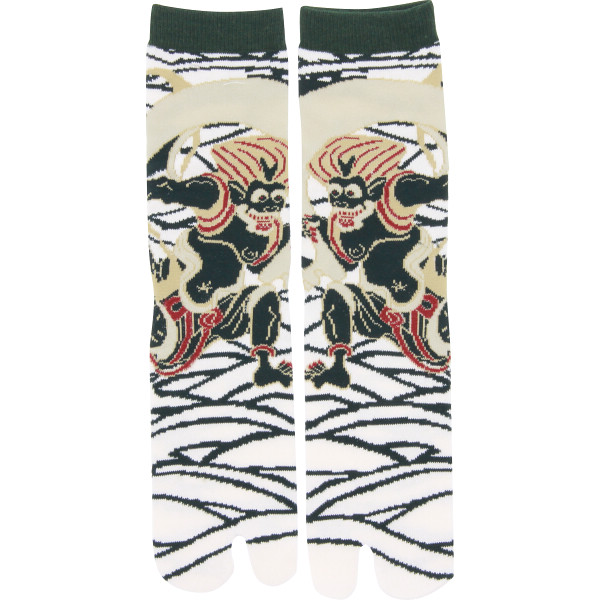 紳士文化足袋波紋風神