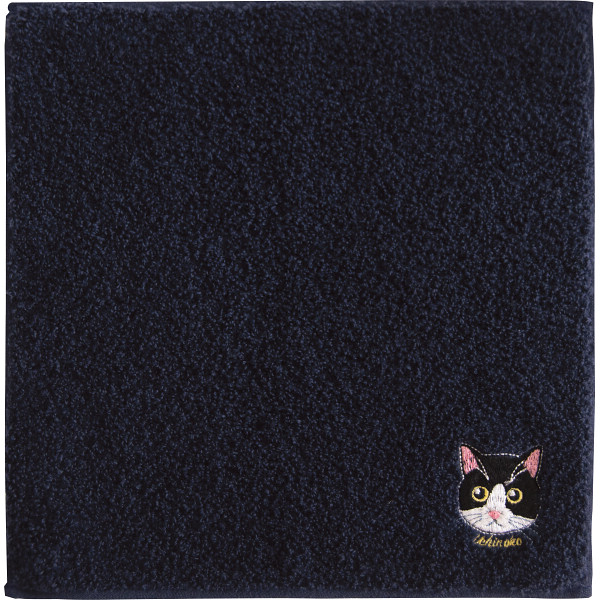 Ｕｃｈｉｎｏｋｏ　ｍａｔｅ　コットンハンカチハチワレ