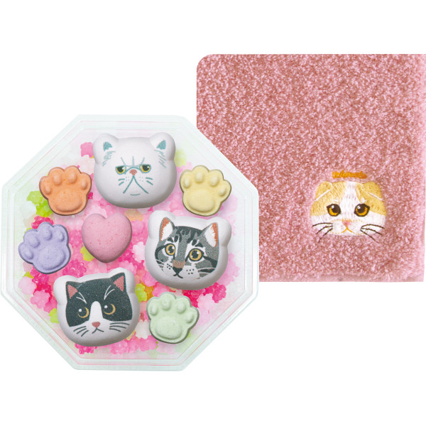 Ｕｃｈｉｎｏｋｏ　ｍａｔｅ　ラムネと金平糖とハンカチスコティッシュフォールド