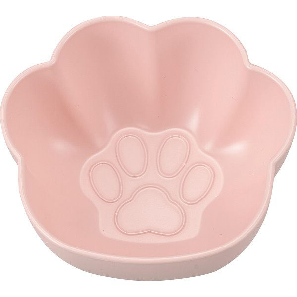 キャッテ　にくきゅう　抗菌ボウルピンク