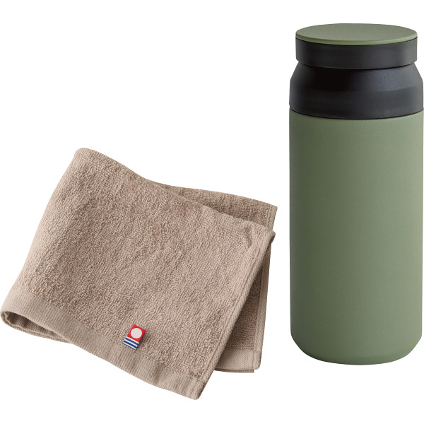 アミ―ホーム ボトル＆タオルオリーブ