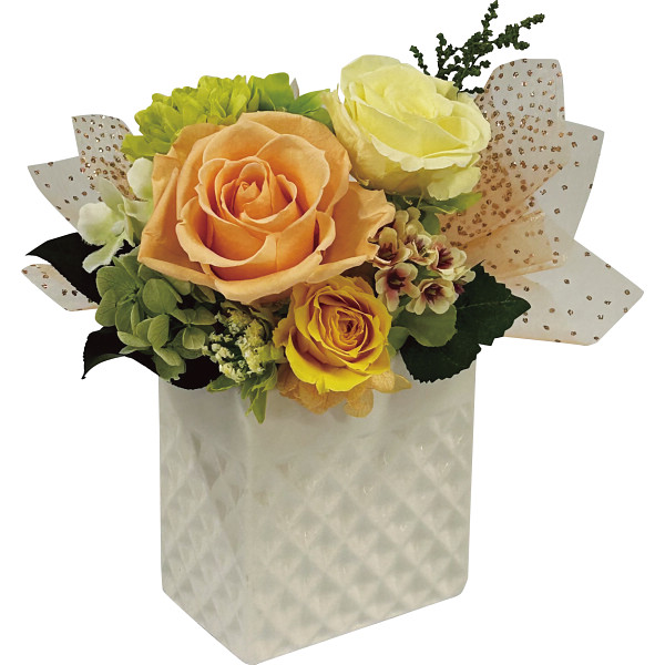 ブリリアント（プリザーブドフラワー）オレンジ