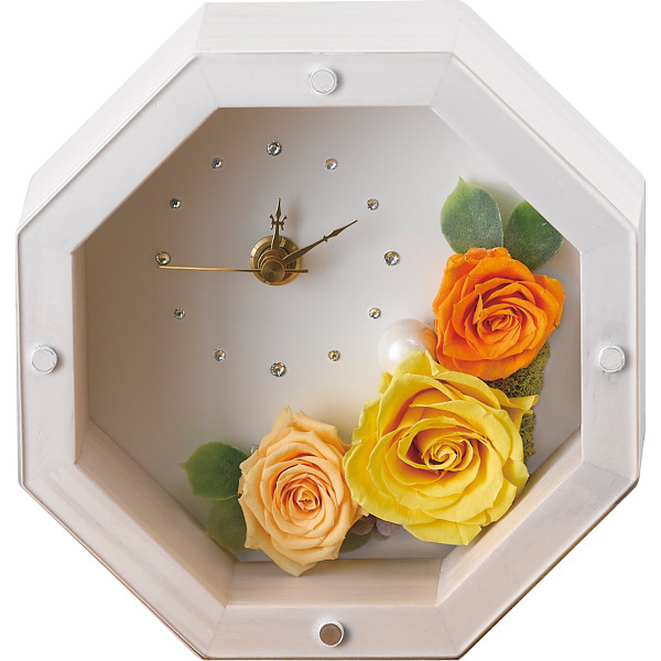 ＭＯＬＹ アンティークホワイト（プリザーブドフラワー）イエロー