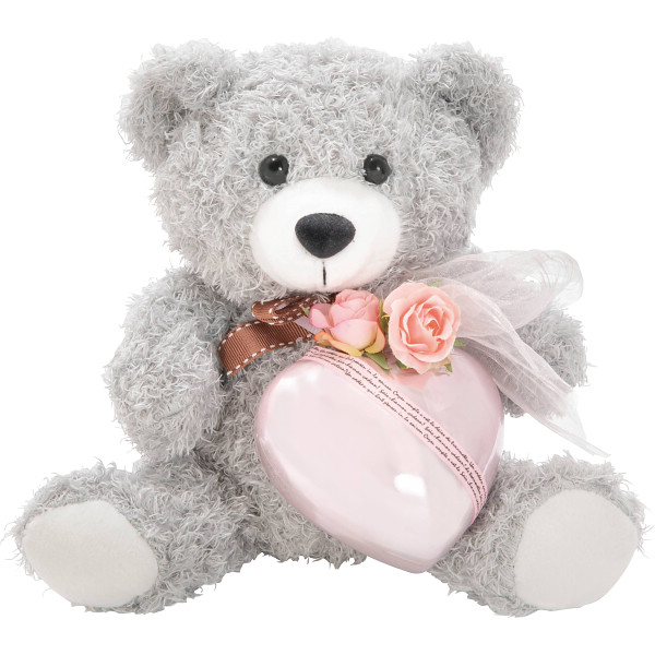 フラワーベア くまのきもちピンクハート