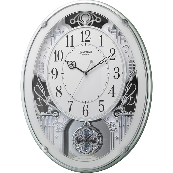 スモールワールド メロディ電波掛時計（１８曲入）