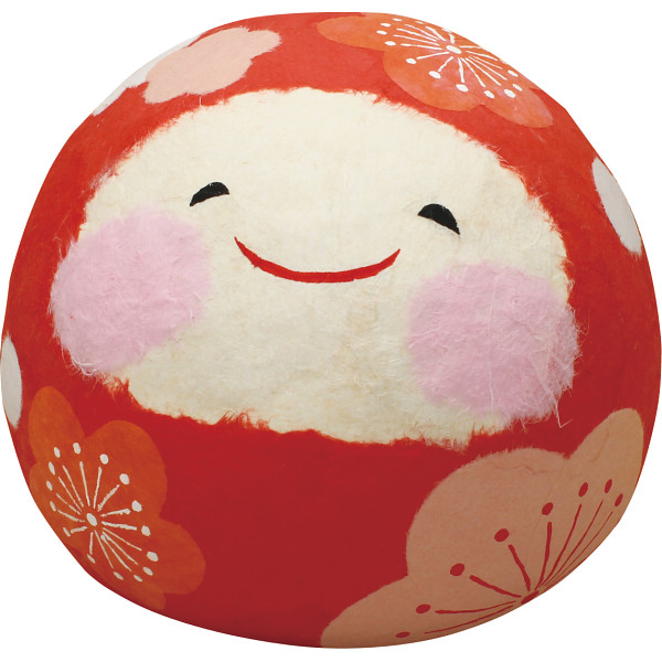 リュウコドウ　ちぎり和紙花笑みだるま（大）