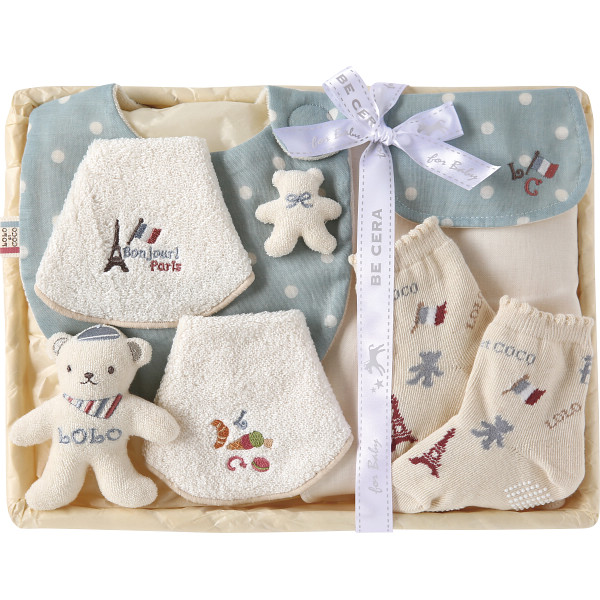 ロロココ　出産お祝いセット　Ｍー１ブルー