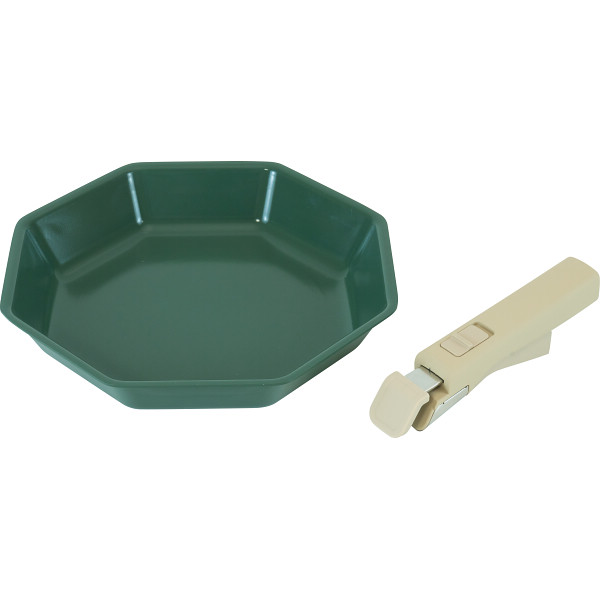 オクティナ　ＩＨ対応着脱ハンドルセラミック八角パン（２４ｃｍ）