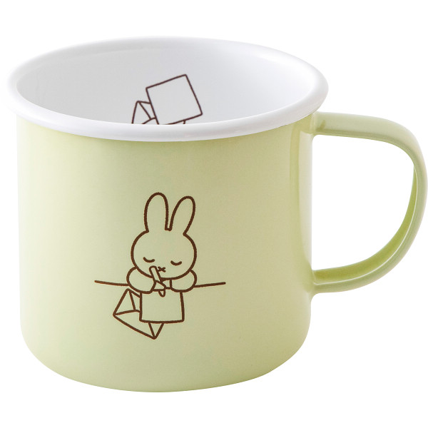富士ホーロー　ミッフィーパステルマグ（８ｃｍ）ペールグリーン