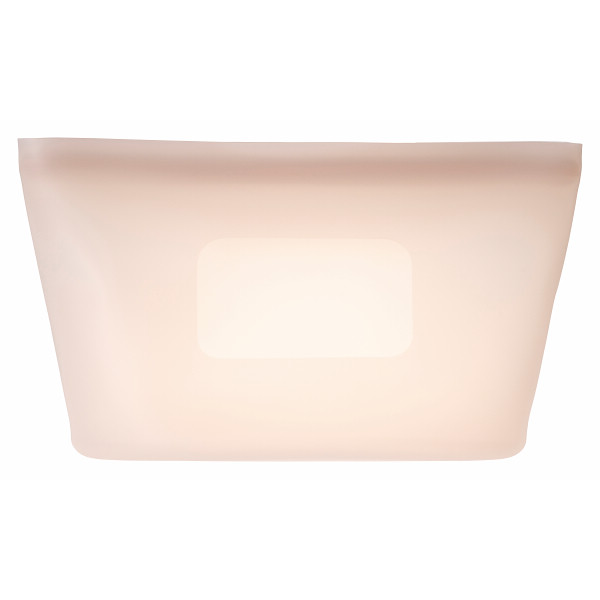 シリコーン保存バッグ　自立型（１Ｌ）ベージュグレー