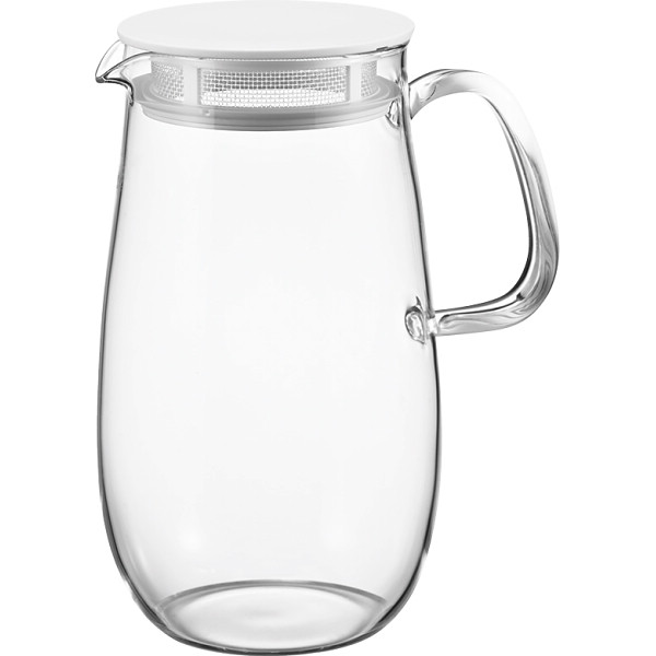 ハリオ　レンジでかんたん麦茶ポット　むぎちゃんホワイト