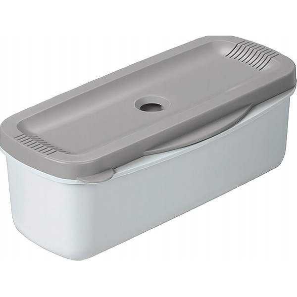 電子レンジスチームパスタメーカーグレー