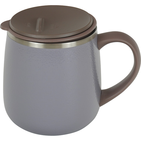 フォルテック オフィスマグ（３５０ｍｌ）グレー