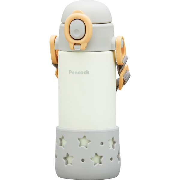 ピーコック　ベルト付きベビーストローマググレー