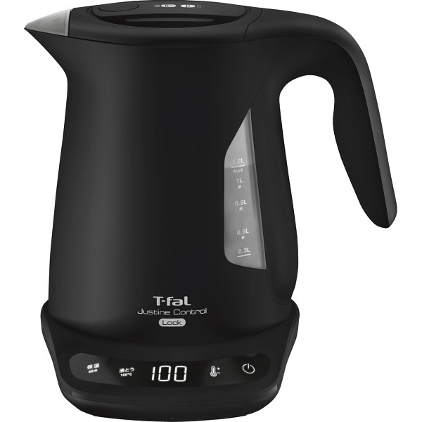 ティファール ジャスティンロックコントロ―ル １．２Ｌブラック