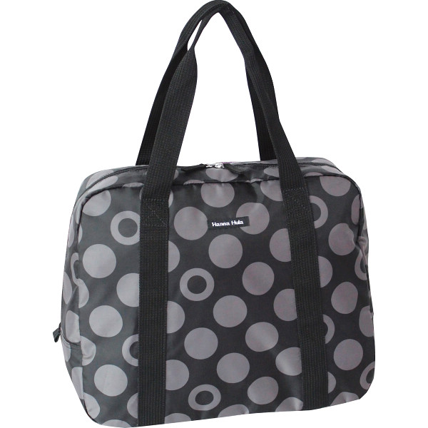 ハンナフラ　ジムトートバッグチャコール