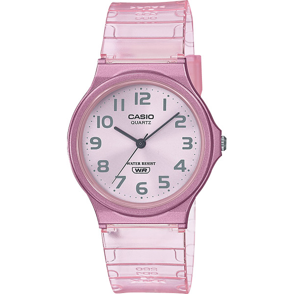 カシオ　スケルトンウォッチピンク