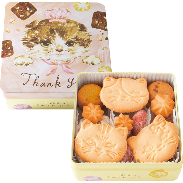 こねこのこねこねクッキー缶Ｔｈａｎｋ　ｙｏｕ