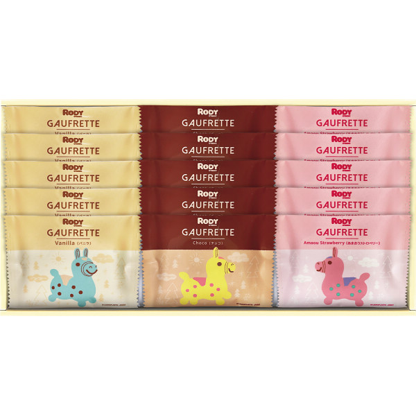 ロディ　３種類のゴーフレット詰合せボックス