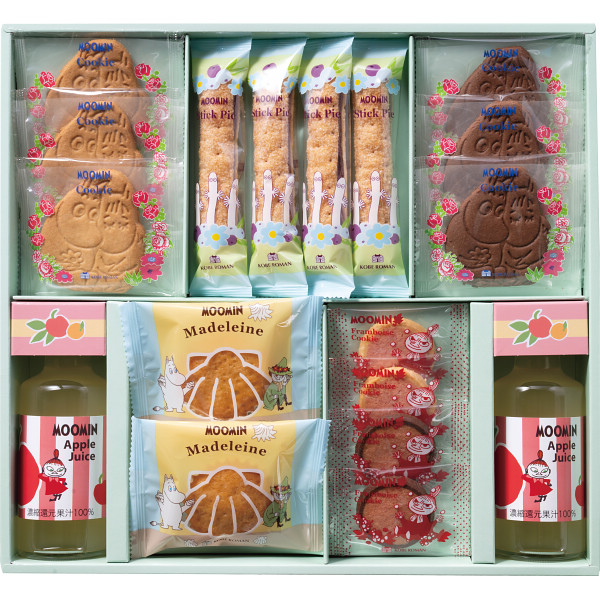 ムーミン　ジュース＆スイーツセット