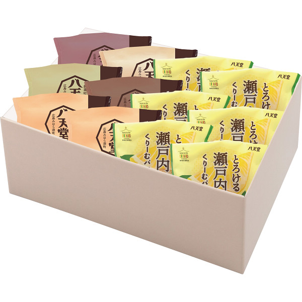 八天堂　とろける瀬戸内くりーむパンレモン６種１２個詰合せ