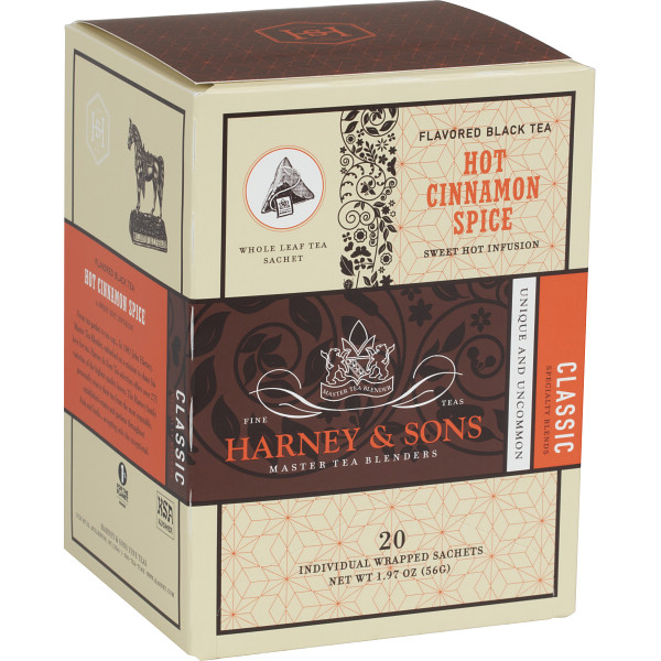 ハーニー＆サンズ　ホット・シナモン・スパイス　ラップドサシェ