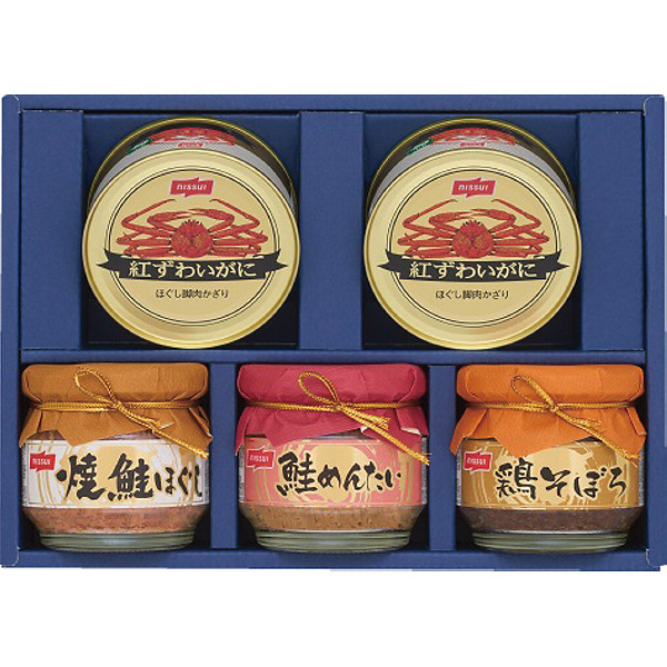 ニッスイ　紅ずわいがに缶詰・びん詰ギフトセット