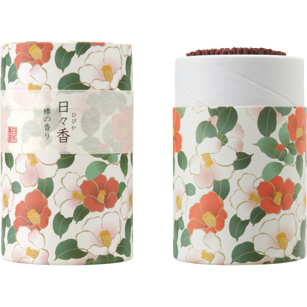 日本香堂　筒型線香　日々香椿の香り