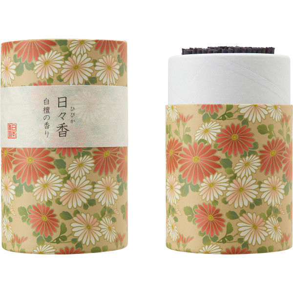 日本香堂　筒型線香　日々香白檀の香り