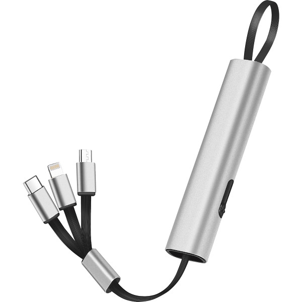 ３ＩＮ１マルチケーブルシルバー