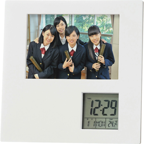 アデッソ　フォトフレームクロック