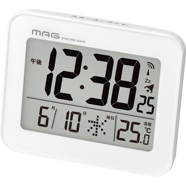 ＭＡＧ デジタル電波目覚まし時計ファルマン