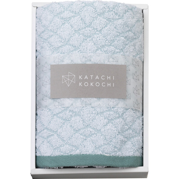 カタチココチ　フェイスタオルグリーン