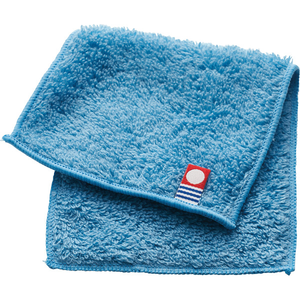 サステナブル今治ハーフハンカチブルー