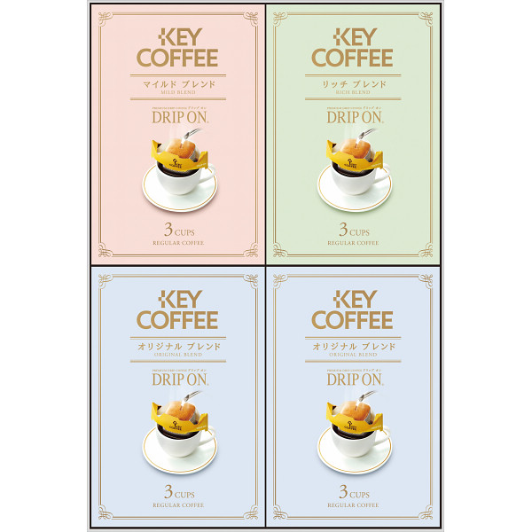 キーコーヒー　ドリップオン・レギュラーコーヒーギフト（１２袋）