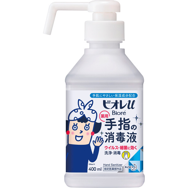 花王 ビオレｕ手指の消毒スプレー本体（４００ｍｌ）